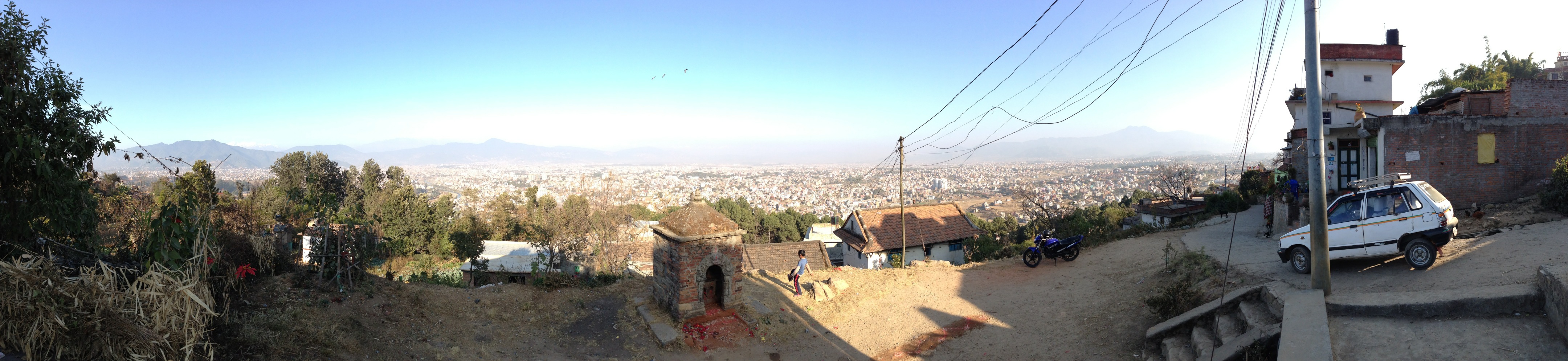 Ausblick auf Kathmandu