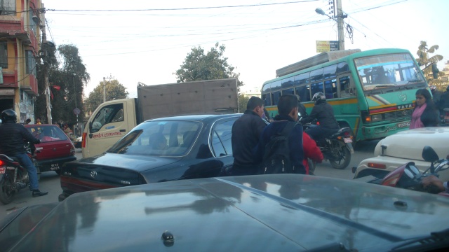 Kathmandu Traffic Jam